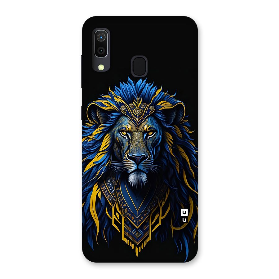 Premium Lion Abstract Portrait Art Back Case for Galaxy A20