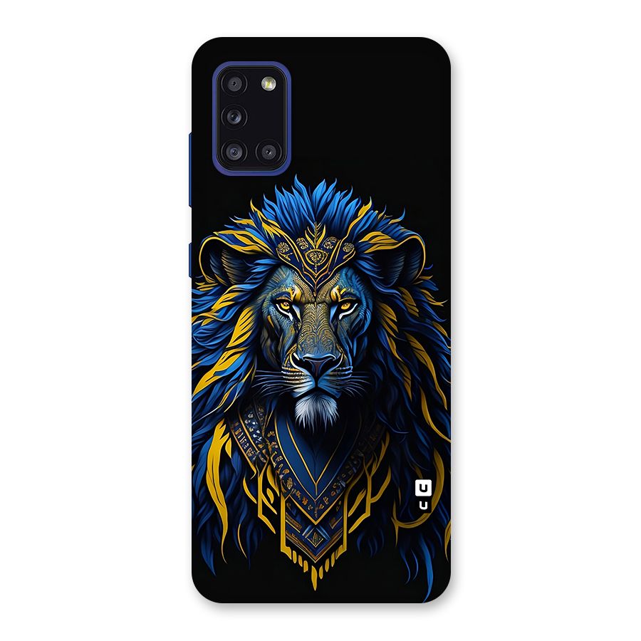 Premium Lion Abstract Portrait Art Back Case for Galaxy A31
