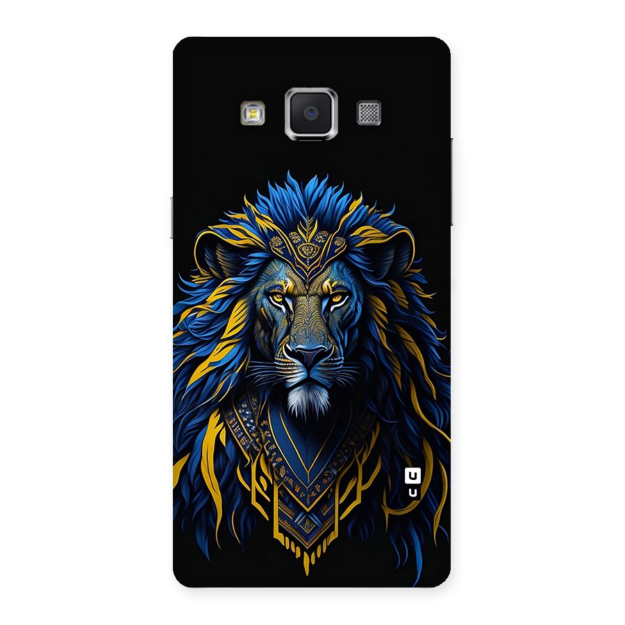 Premium Lion Abstract Portrait Art Back Case for Galaxy A5
