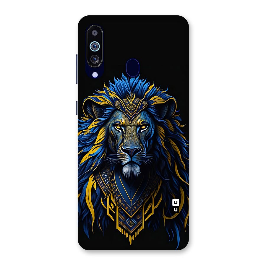 Premium Lion Abstract Portrait Art Back Case for Galaxy A60