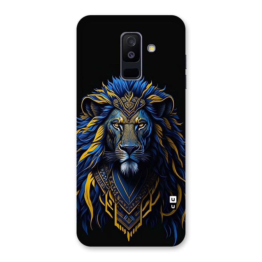 Premium Lion Abstract Portrait Art Back Case for Galaxy A6 Plus