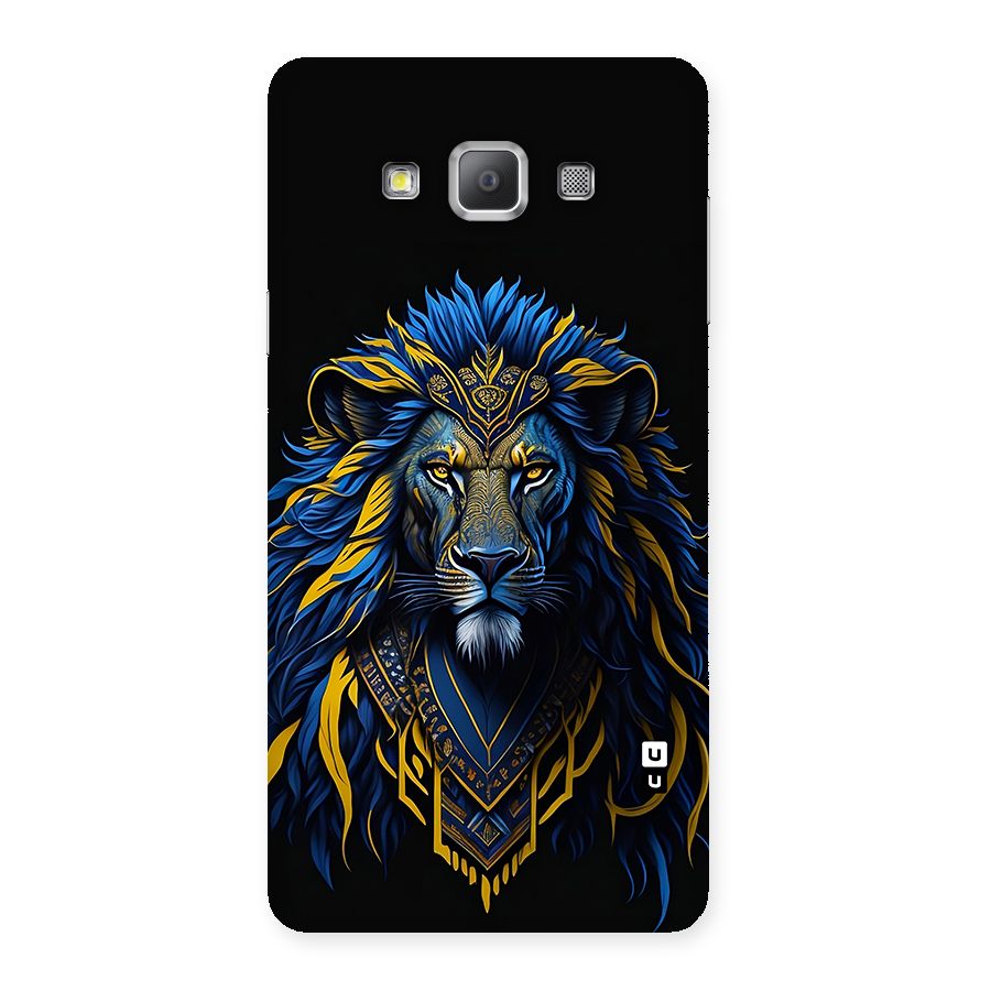 Premium Lion Abstract Portrait Art Back Case for Galaxy A7