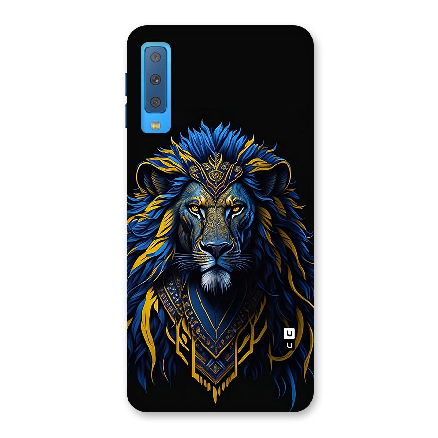 Premium Lion Abstract Portrait Art Back Case for Galaxy A7 (2018)