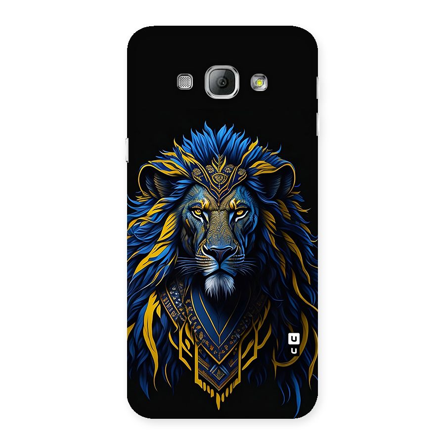 Premium Lion Abstract Portrait Art Back Case for Galaxy A8