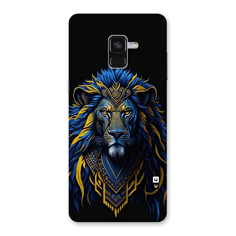 Premium Lion Abstract Portrait Art Back Case for Galaxy A8 Plus