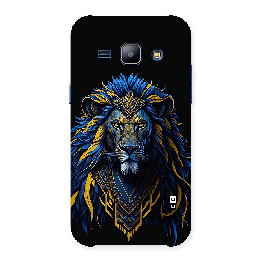 Premium Lion Abstract Portrait Art Back Case for Galaxy J1