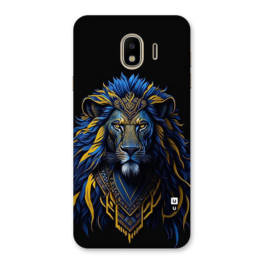 Premium Lion Abstract Portrait Art Back Case for Galaxy J4