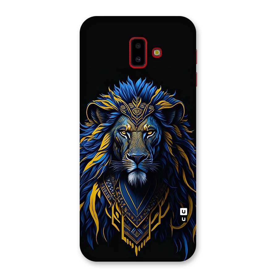 Premium Lion Abstract Portrait Art Back Case for Galaxy J6 Plus