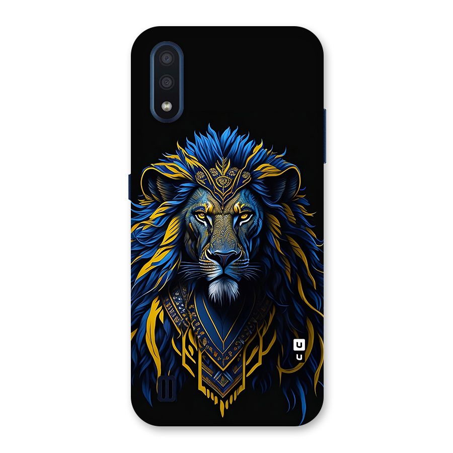 Premium Lion Abstract Portrait Art Back Case for Galaxy M01