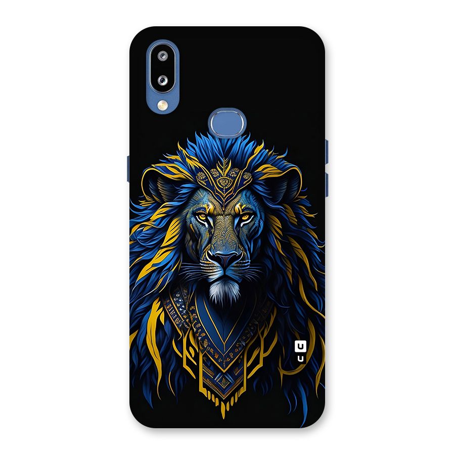 Premium Lion Abstract Portrait Art Back Case for Galaxy M01s