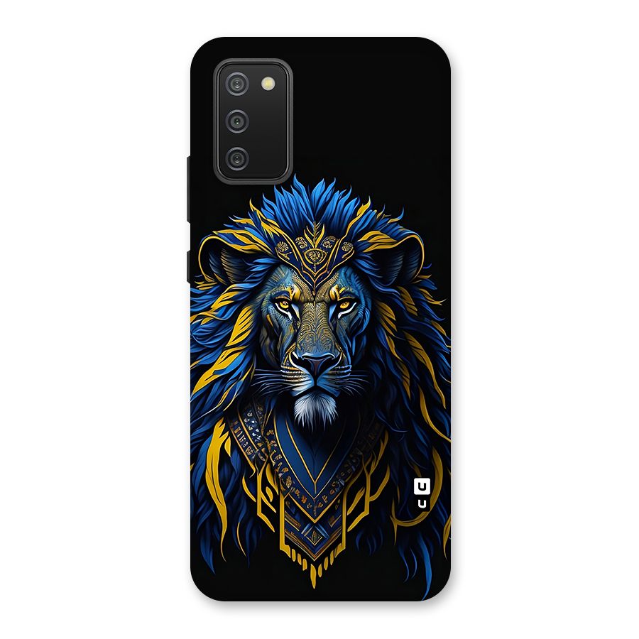 Premium Lion Abstract Portrait Art Back Case for Galaxy M02s