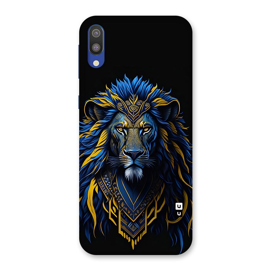 Premium Lion Abstract Portrait Art Back Case for Galaxy M10
