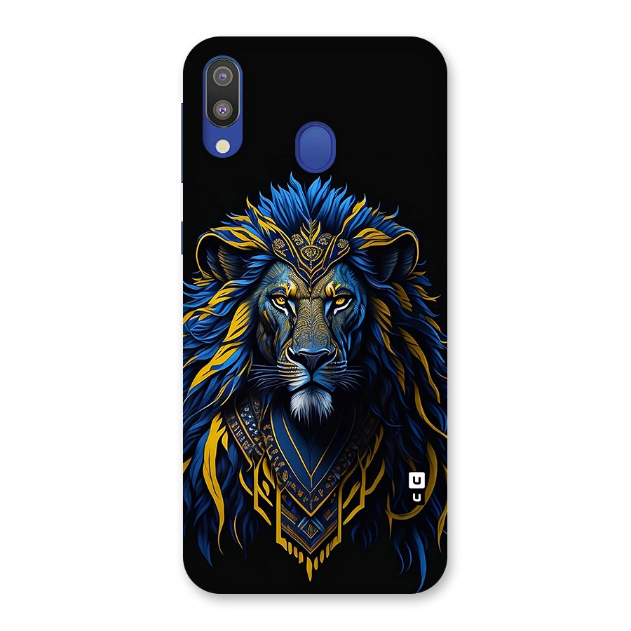 Premium Lion Abstract Portrait Art Back Case for Galaxy M20