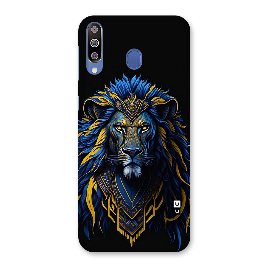 Premium Lion Abstract Portrait Art Back Case for Galaxy M30