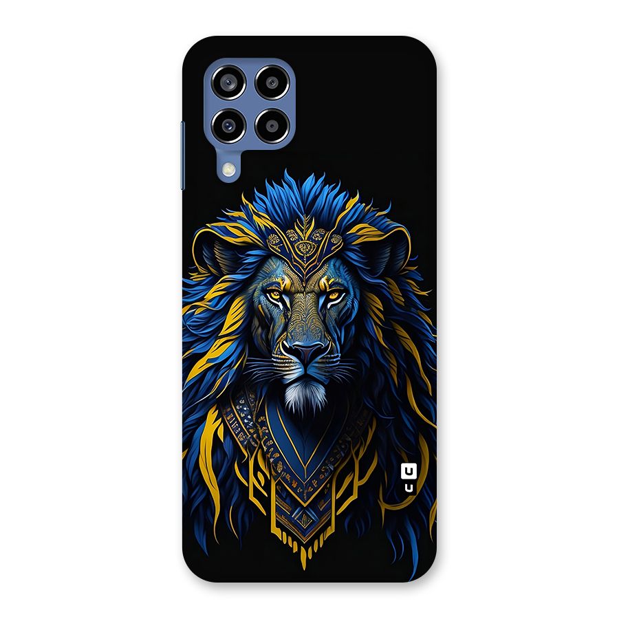 Premium Lion Abstract Portrait Art Back Case for Galaxy M53 5G