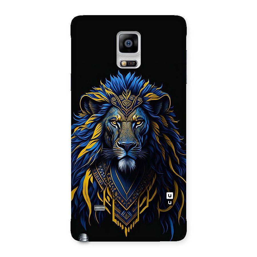 Premium Lion Abstract Portrait Art Back Case for Galaxy Note 4