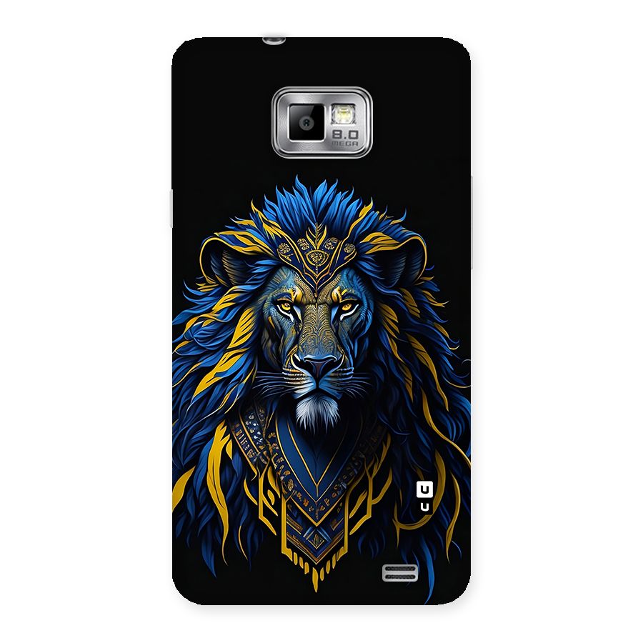 Premium Lion Abstract Portrait Art Back Case for Galaxy S2