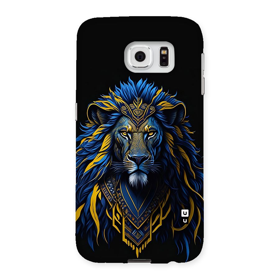 Premium Lion Abstract Portrait Art Back Case for Galaxy S6