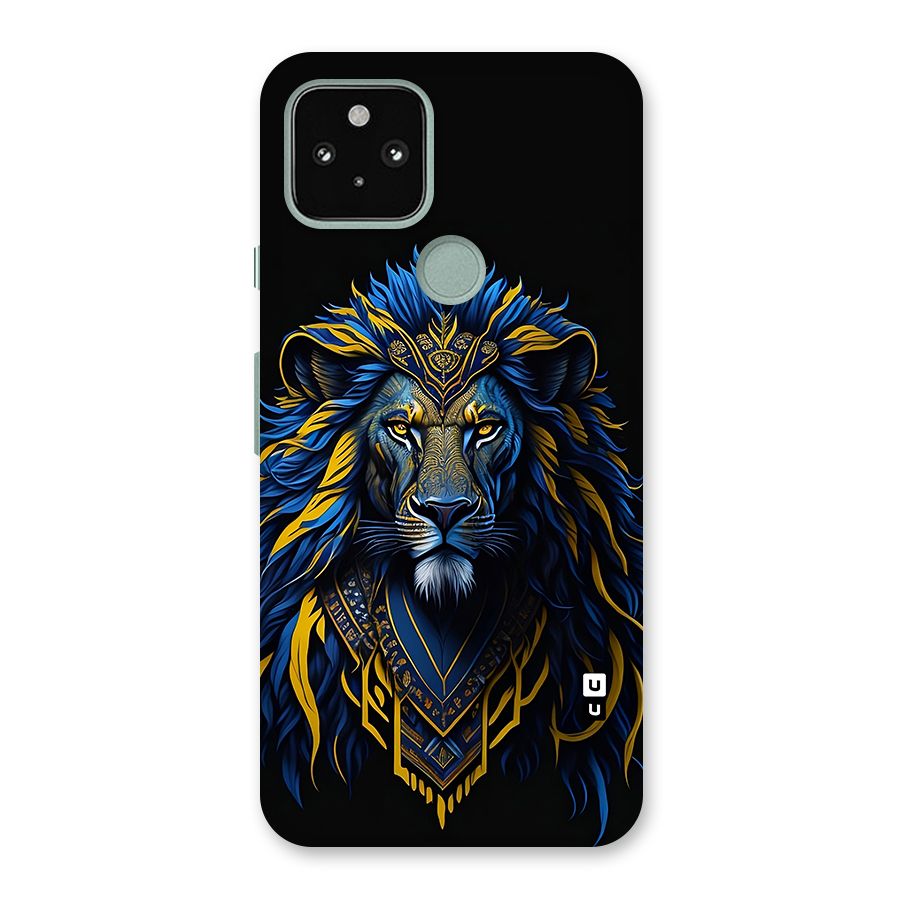 Premium Lion Abstract Portrait Art Back Case for Google Pixel 5