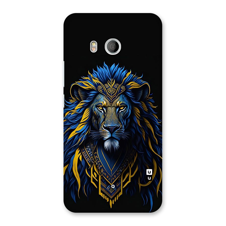 Premium Lion Abstract Portrait Art Back Case for HTC U11