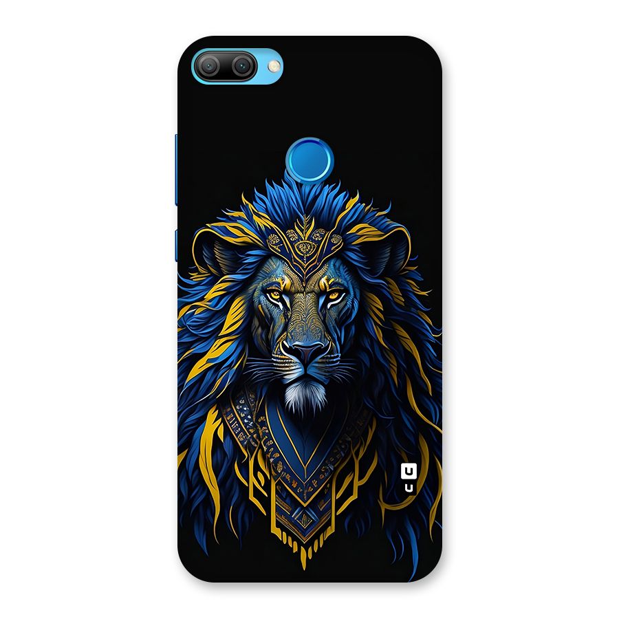 Premium Lion Abstract Portrait Art Back Case for Honor 9N