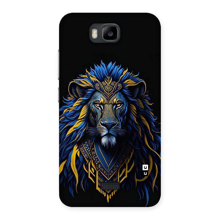 Premium Lion Abstract Portrait Art Back Case for Honor Bee
