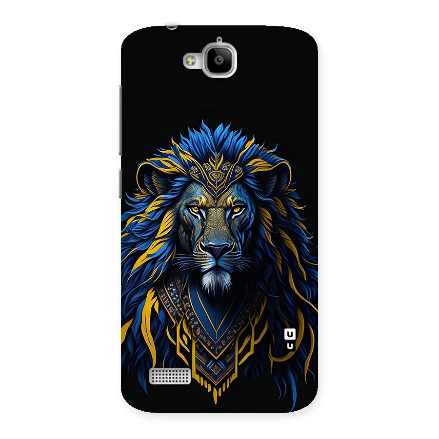 Premium Lion Abstract Portrait Art Back Case for Honor Holly