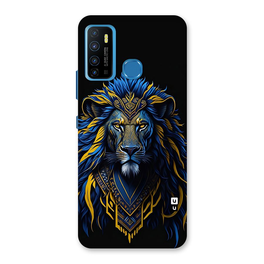 Premium Lion Abstract Portrait Art Back Case for Infinix Hot 9