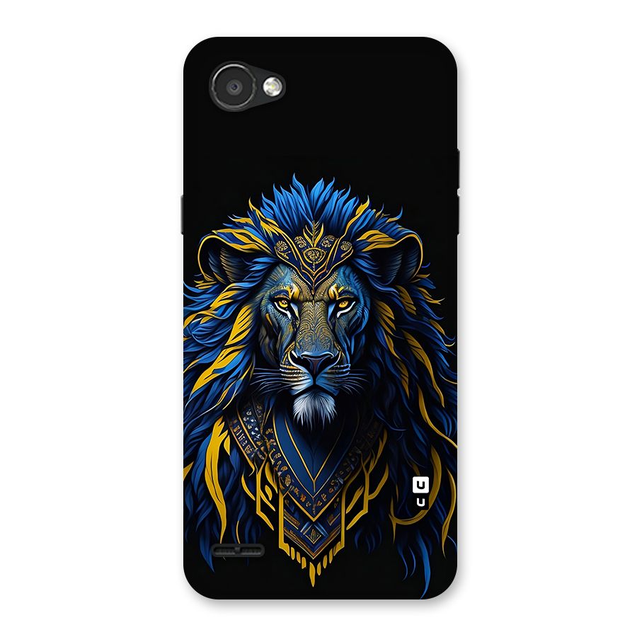 Premium Lion Abstract Portrait Art Back Case for LG Q6