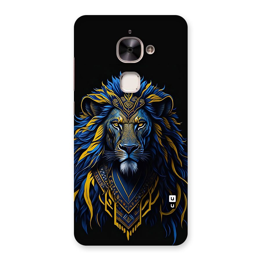 Premium Lion Abstract Portrait Art Back Case for Le 2