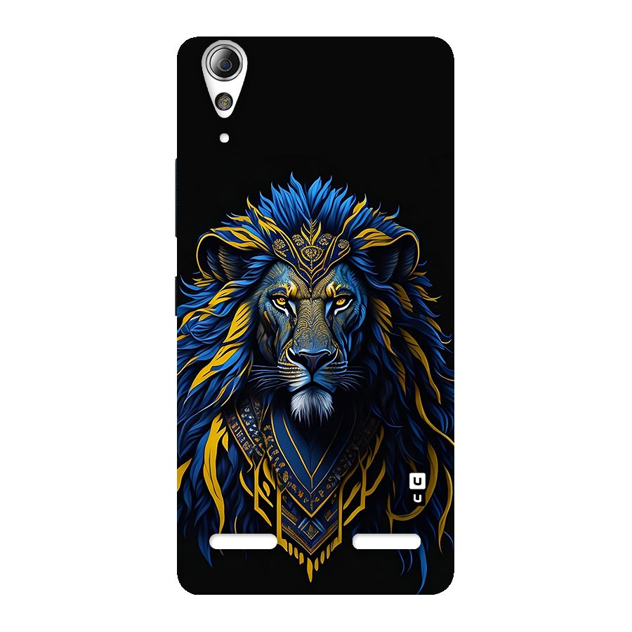 Premium Lion Abstract Portrait Art Back Case for Lenovo A6000