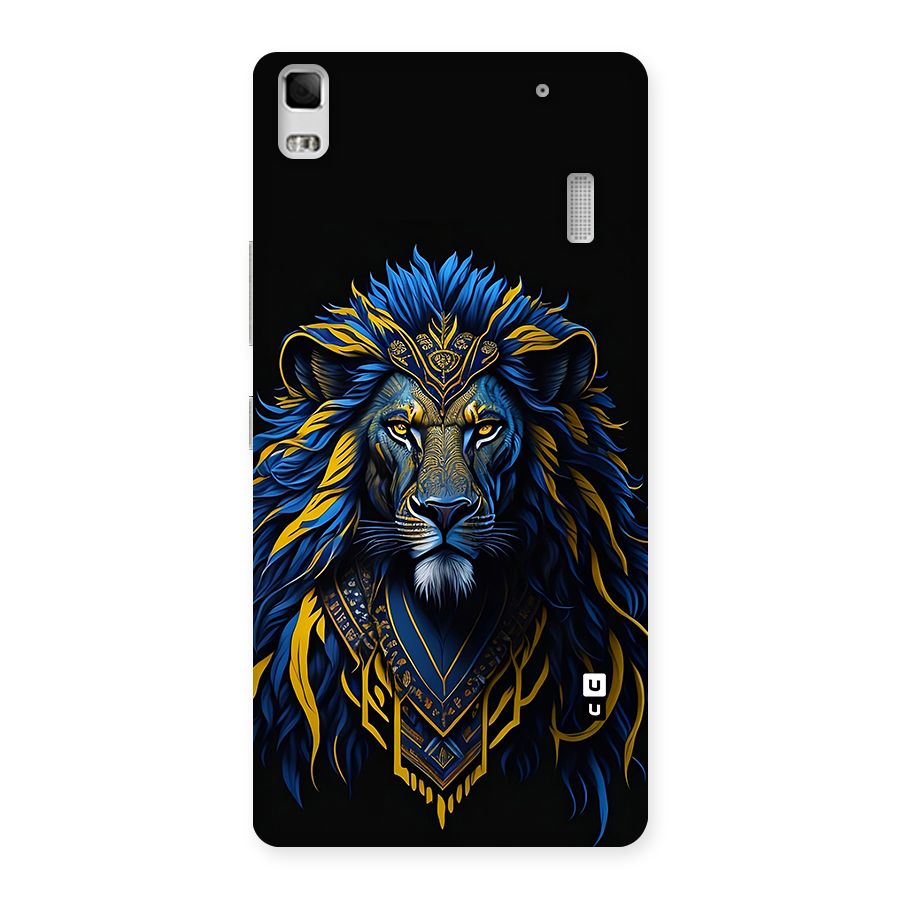 Premium Lion Abstract Portrait Art Back Case for Lenovo A7000