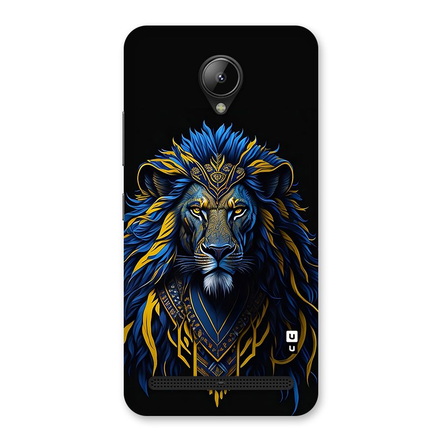 Premium Lion Abstract Portrait Art Back Case for Lenovo C2