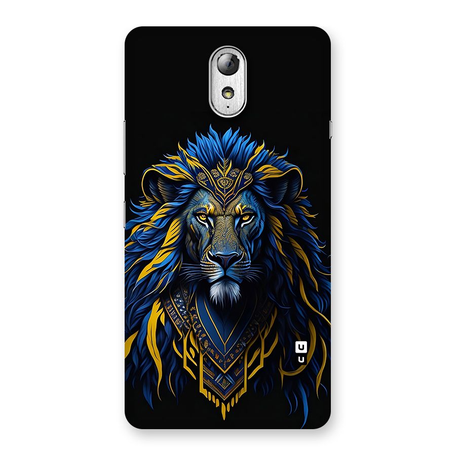 Premium Lion Abstract Portrait Art Back Case for Lenovo Vibe P1M
