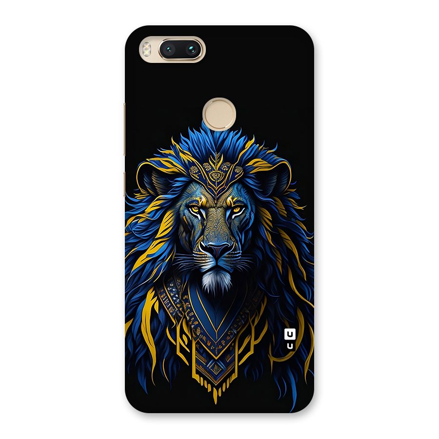 Premium Lion Abstract Portrait Art Back Case for Mi A1