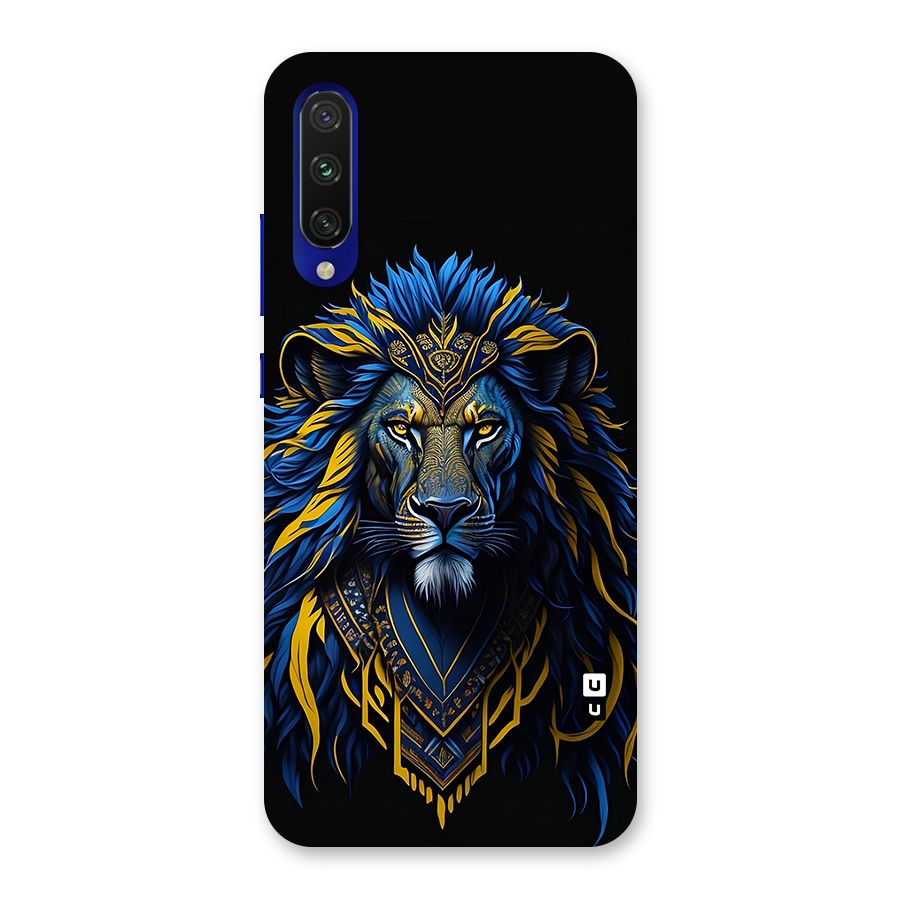 Premium Lion Abstract Portrait Art Back Case for Mi A3