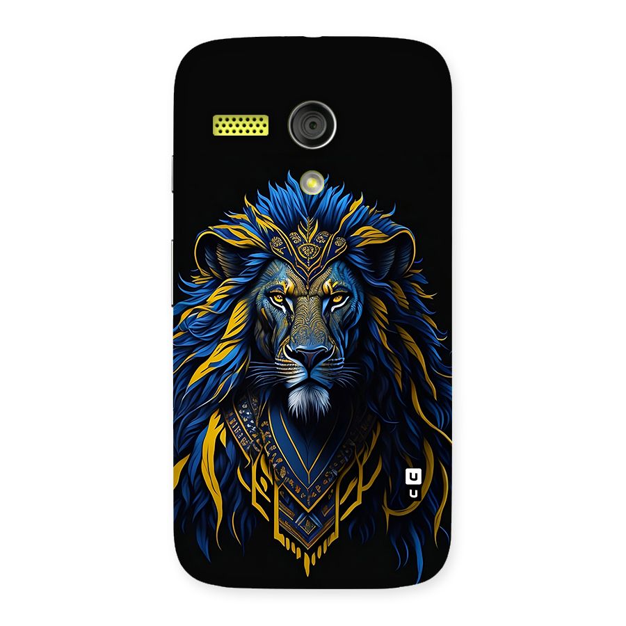 Premium Lion Abstract Portrait Art Back Case for Moto G
