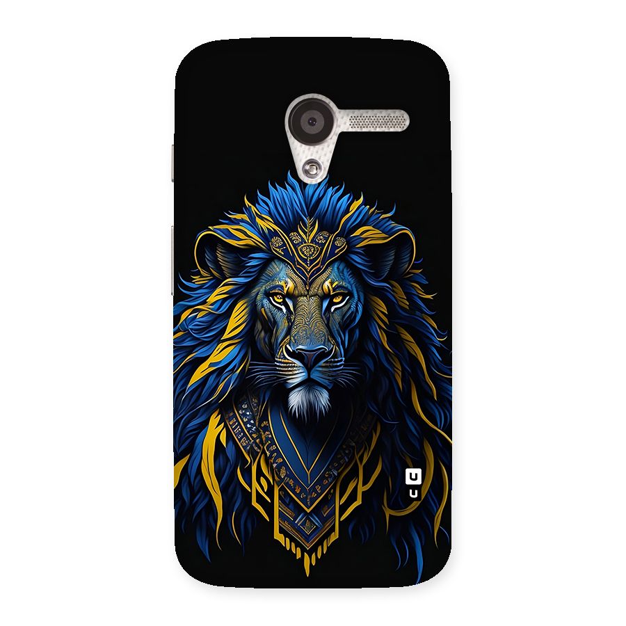 Premium Lion Abstract Portrait Art Back Case for Moto X