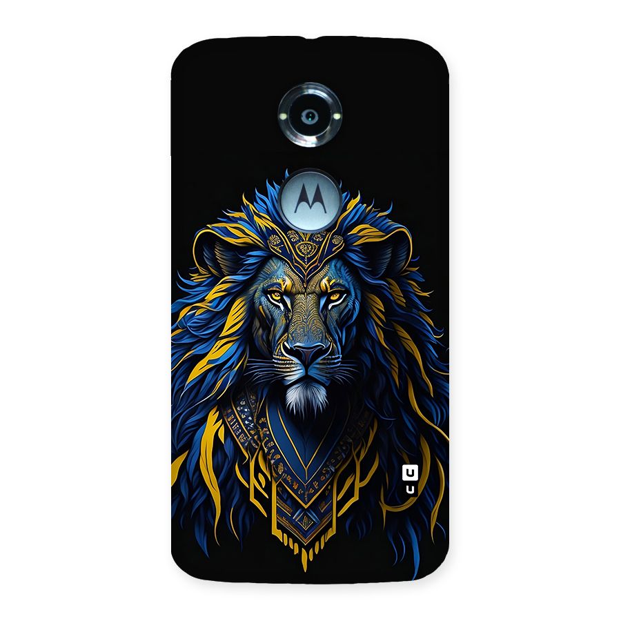 Premium Lion Abstract Portrait Art Back Case for Moto X2