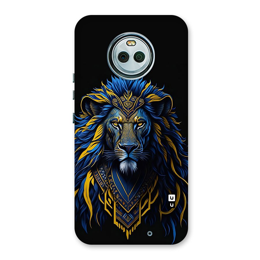 Premium Lion Abstract Portrait Art Back Case for Moto X4
