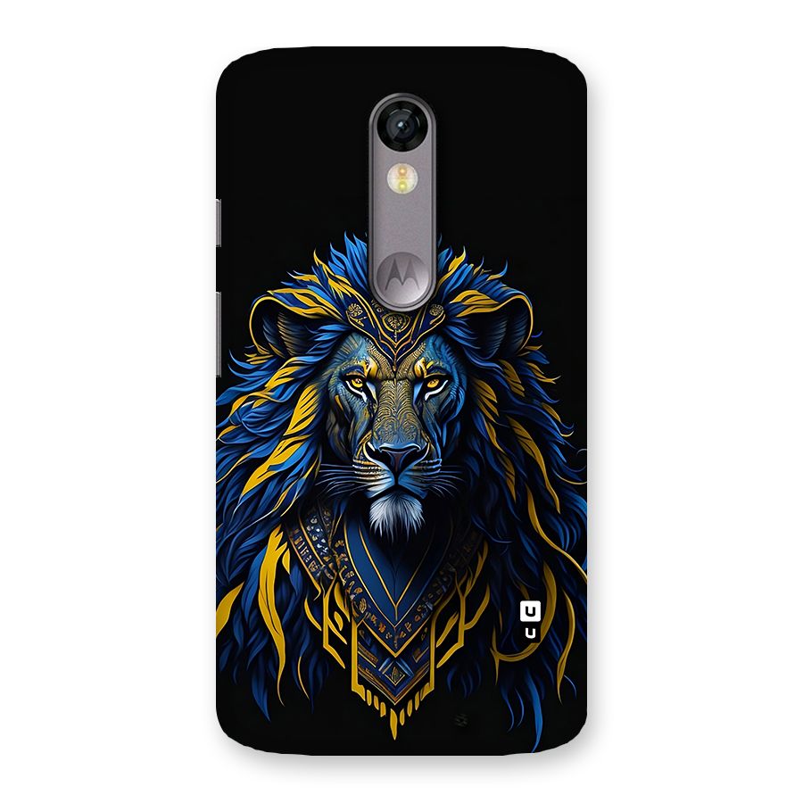 Premium Lion Abstract Portrait Art Back Case for Moto X Force