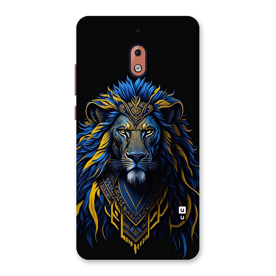 Premium Lion Abstract Portrait Art Back Case for Nokia 2.1