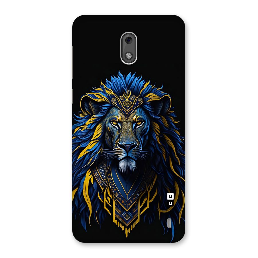 Premium Lion Abstract Portrait Art Back Case for Nokia 2