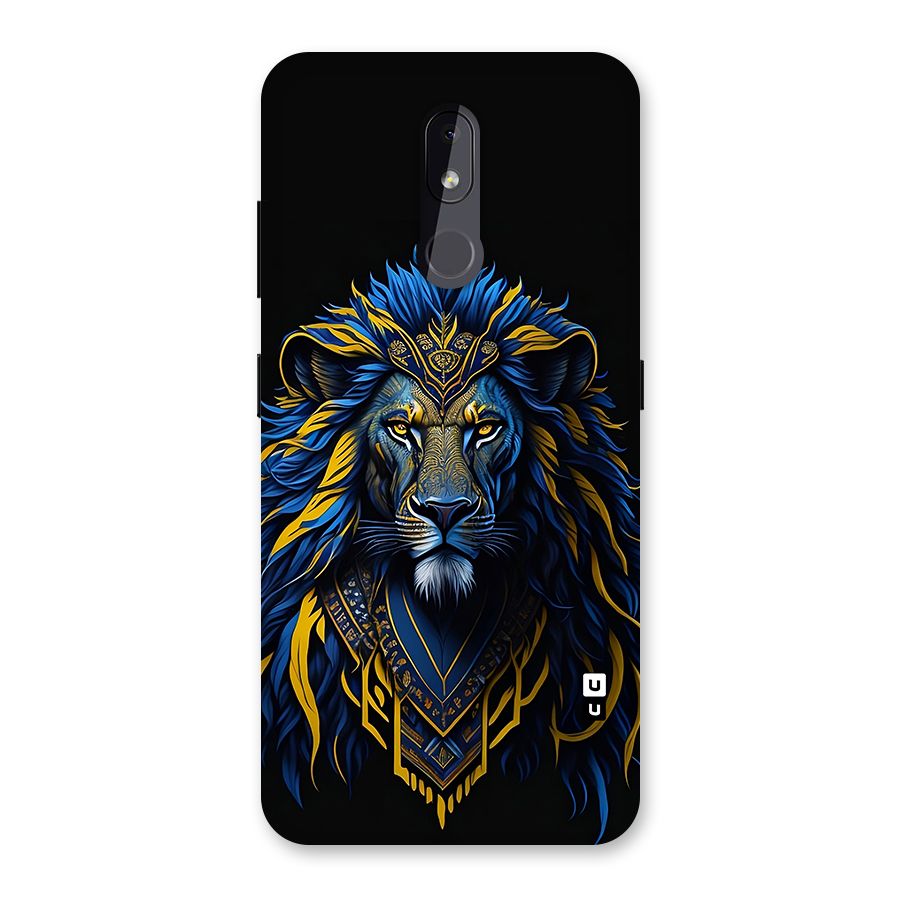 Premium Lion Abstract Portrait Art Back Case for Nokia 3.2