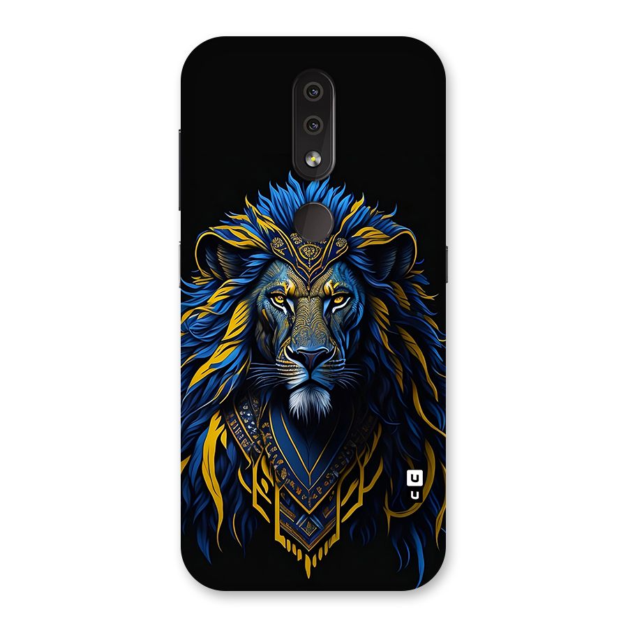 Premium Lion Abstract Portrait Art Back Case for Nokia 4.2