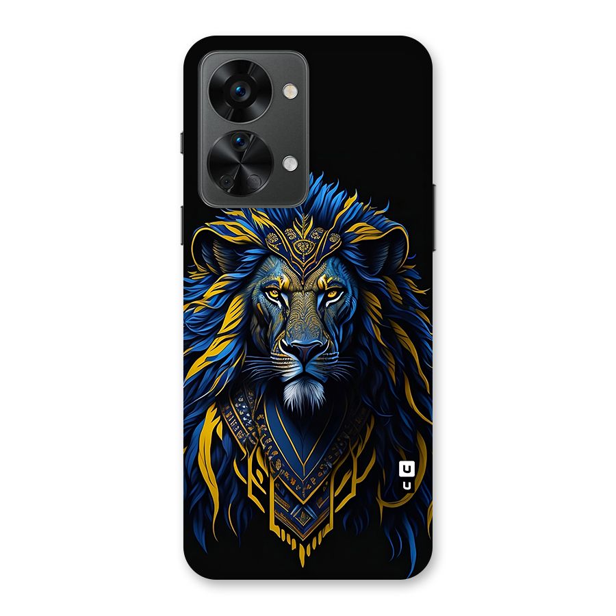 Premium Lion Abstract Portrait Art Back Case for OnePlus Nord 2T