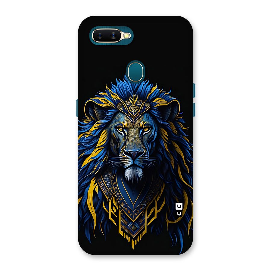 Premium Lion Abstract Portrait Art Back Case for Oppo A11k