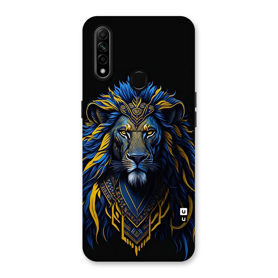 Premium Lion Abstract Portrait Art Back Case for Oppo A31