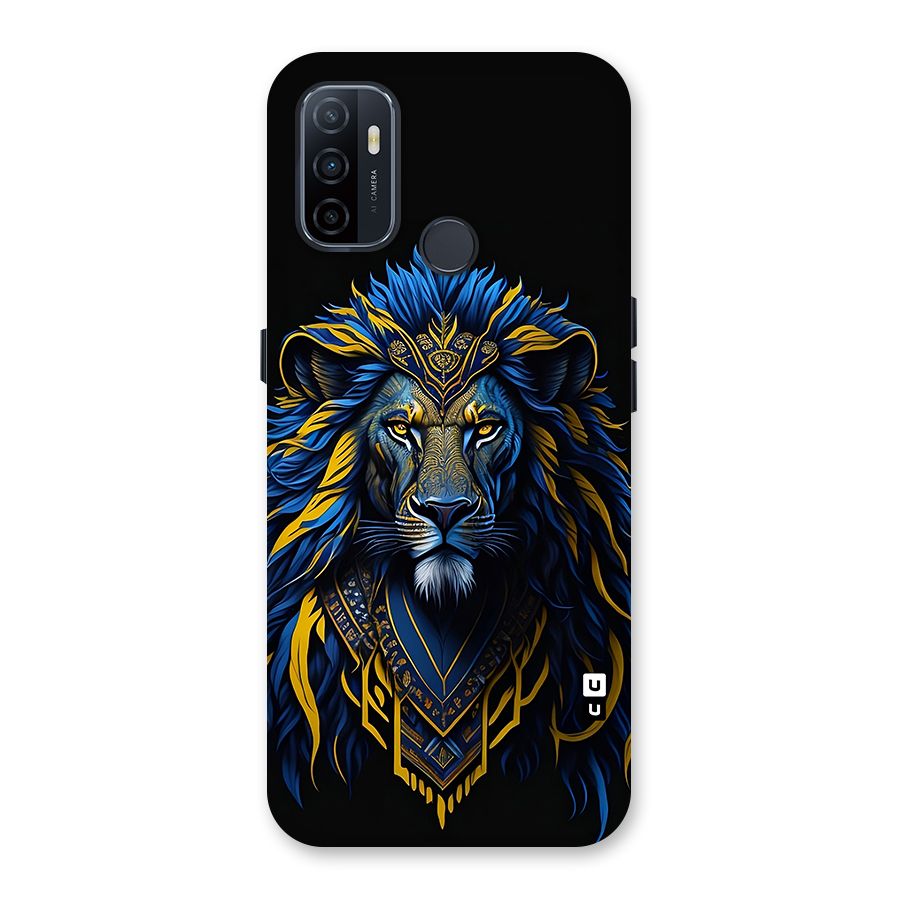 Premium Lion Abstract Portrait Art Back Case for Oppo A32