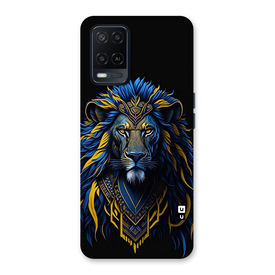 Premium Lion Abstract Portrait Art Back Case for Oppo A54